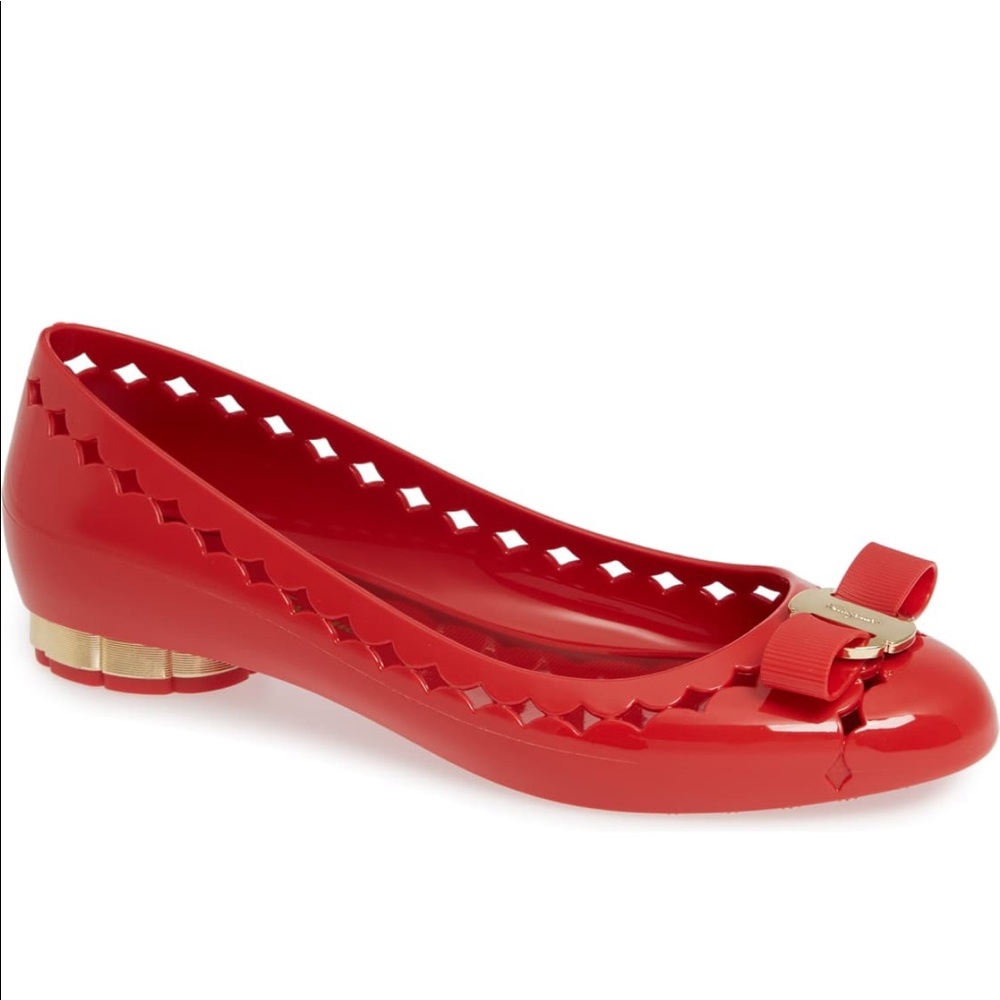 Salvatore Ferragamo Jelly Shoes - 8. Retail $350